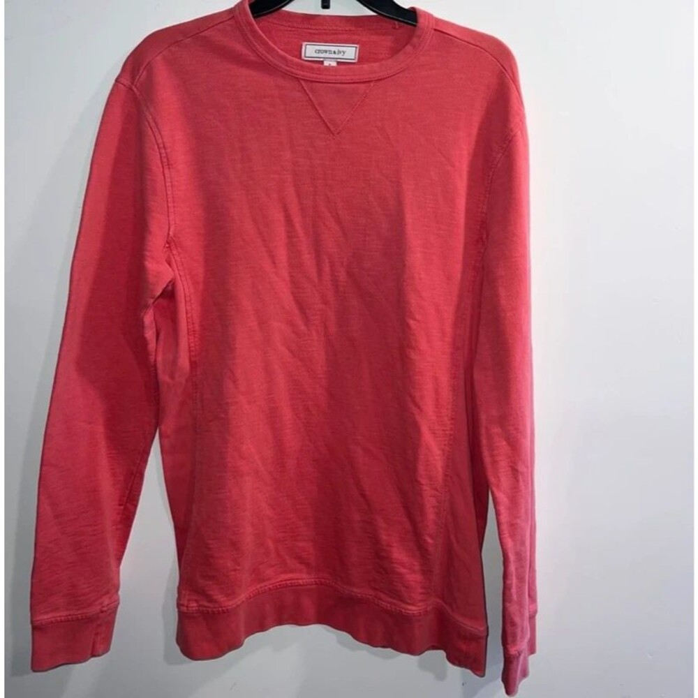 Women’s Salmon Crown & Ivy Pullover-Size Small